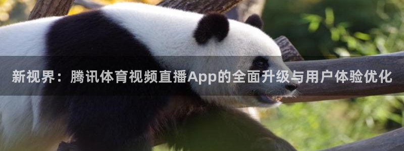 jrkankan体育直播：新视界：腾讯体育视频直播App的全面升级与用户体验优化